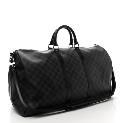Louis Vuitton Damier Graphite Keepall Bandouliere 55 3 of 12