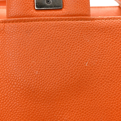 Chanel Caviar Quilted Large Retro Class Flap Orange 13 of 14