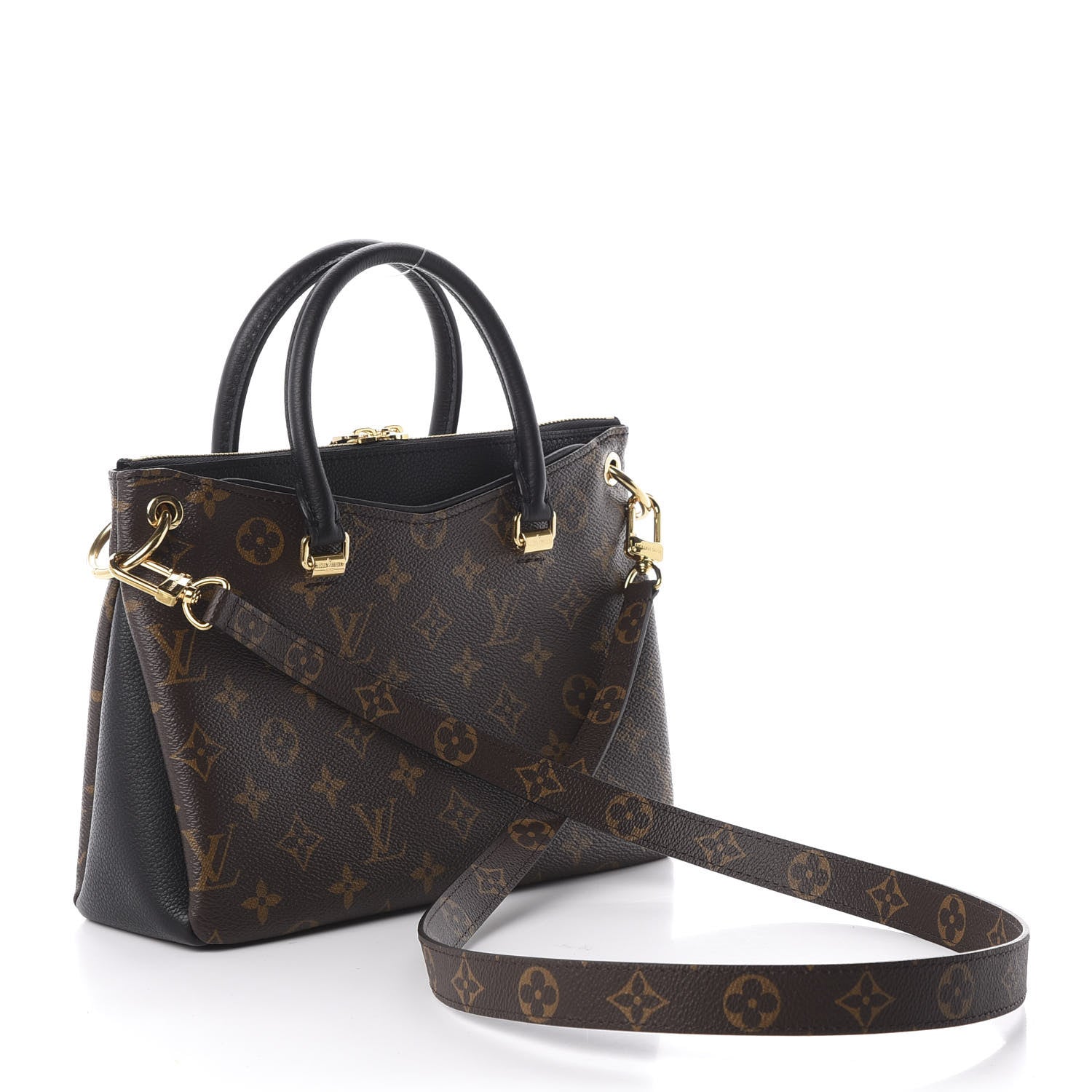 Louis Vuitton Monogram Pallas Full BB Black 3 of 9