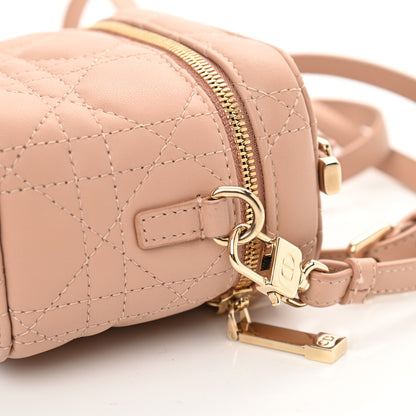 Christian Dior Lambskin Cannage Micro Vanity Case Rose Des Vents 11 of 13