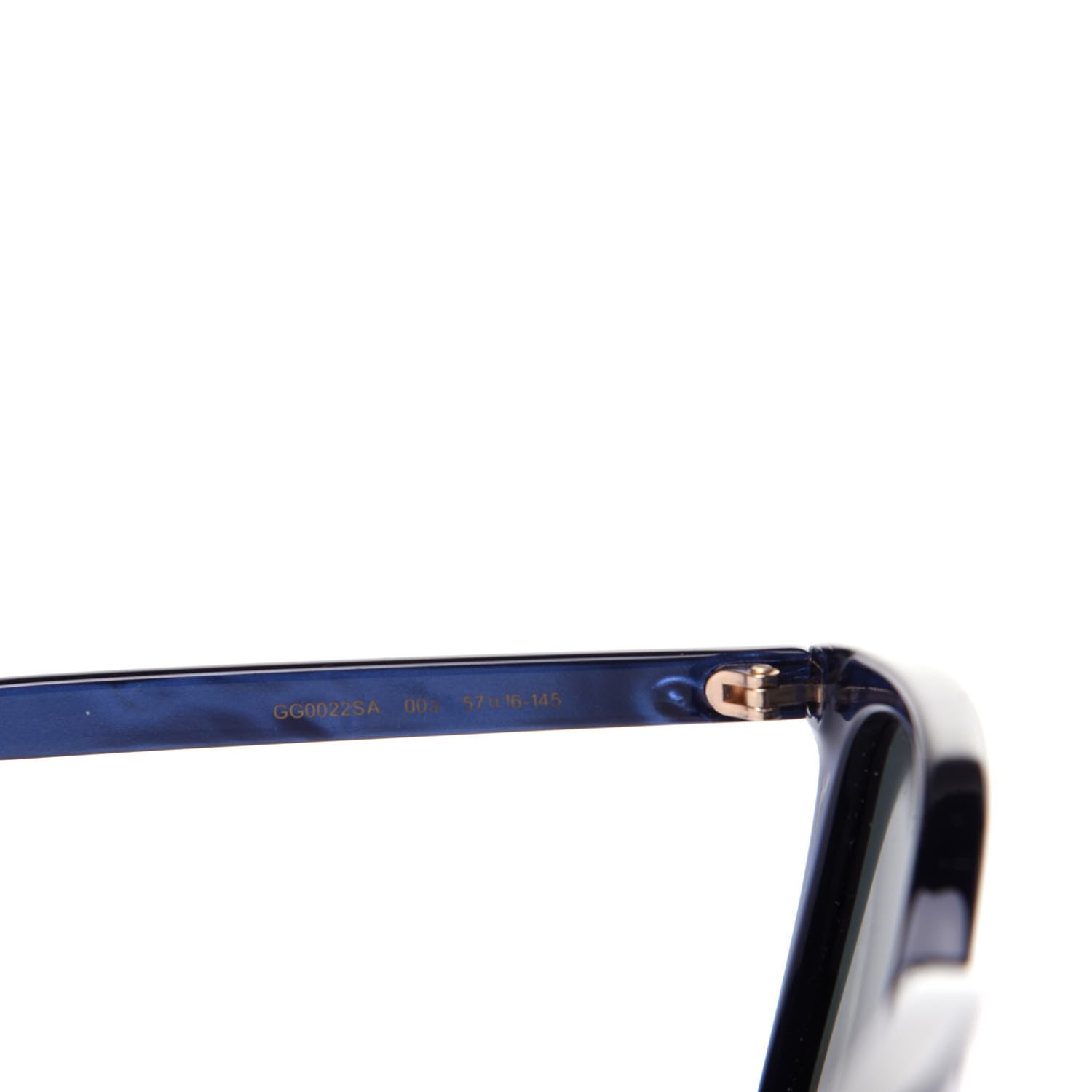 Gucci Acetate GG Sunglasses GG0022S Blue 5 of 9