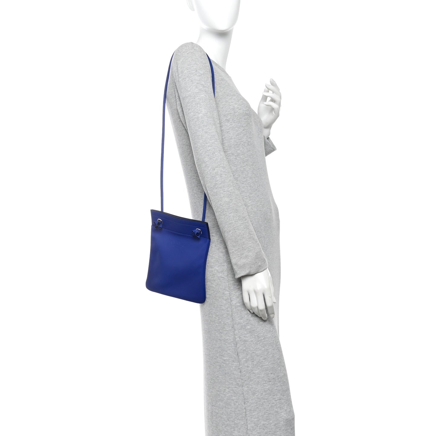 Milo Lambskin Swift Mini Aline Bleu Electrique