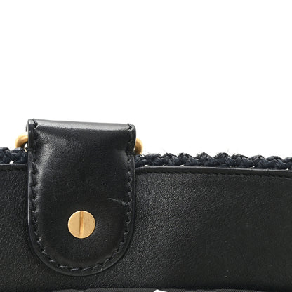 Chanel Straw Raffia Tote Black 11 of 11