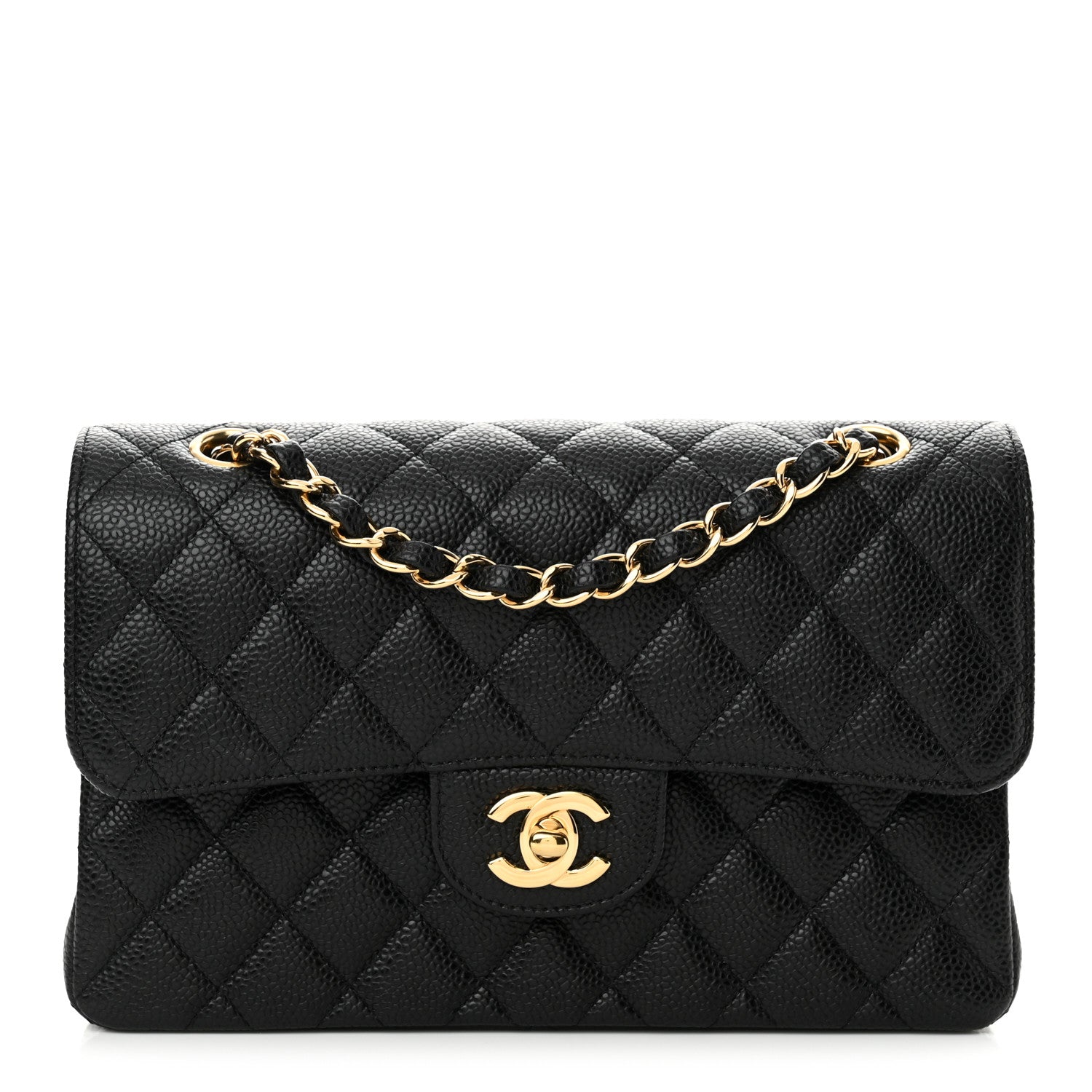 Chanel Caviar Quilted Small Double Flap Black 1 of 11