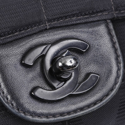 Chanel Nylon Travel Flap Black 5 of 10