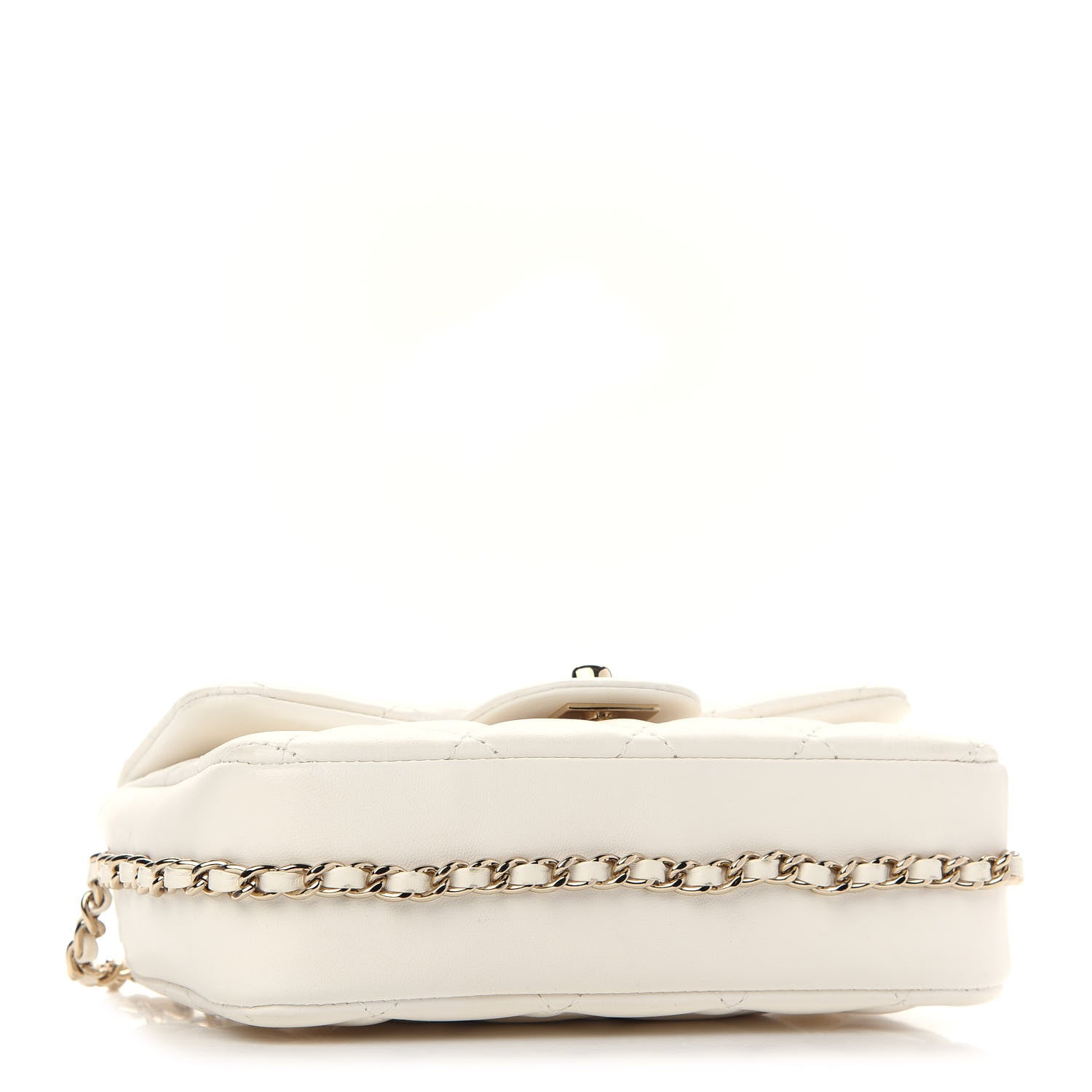 Chanel Lambskin Quilted Mini My Precious Flap White 4 of 12