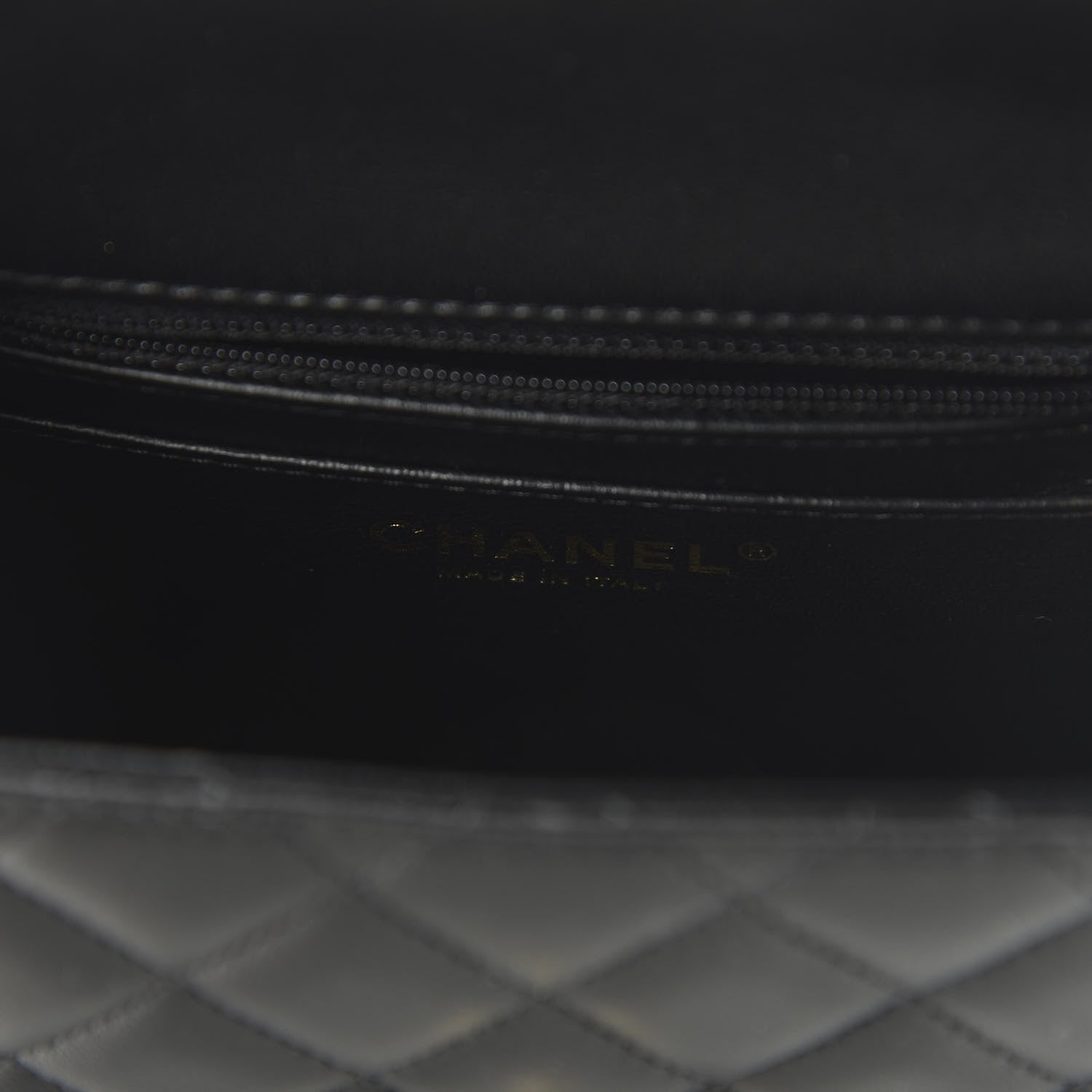 Chanel Lambskin Quilted Mini Square Flap Black 8 of 10