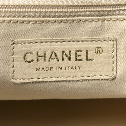 Chanel Denim Embroidered Night Flight Tote Blue 6 of 12