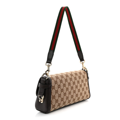 Gucci GG Monogram Small Luce Shoulder Bag Beige Ebony 3 of 11