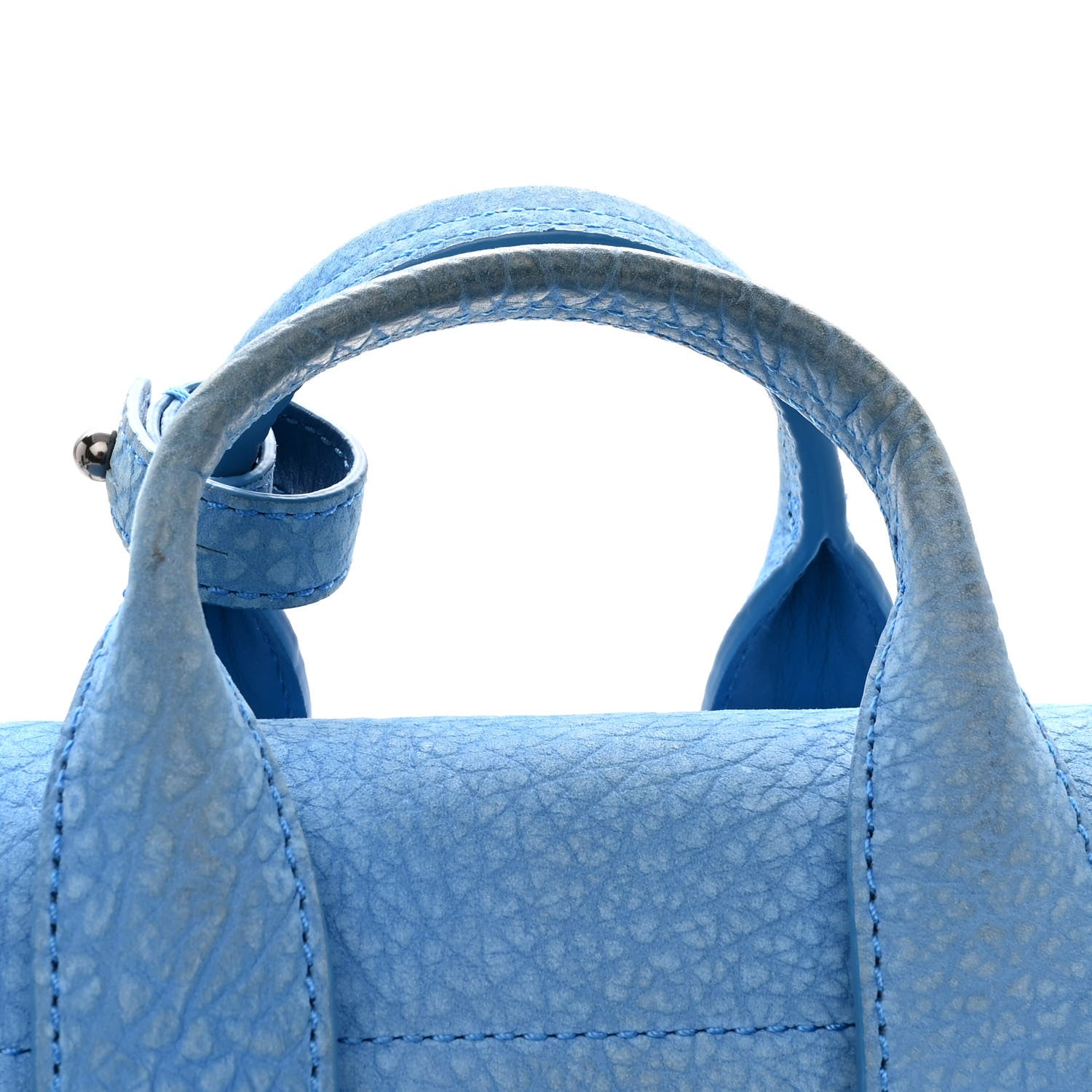 3.1 Phillip Lim Textured Calfskin Mini Pashli Satchel Azure 10 of 10