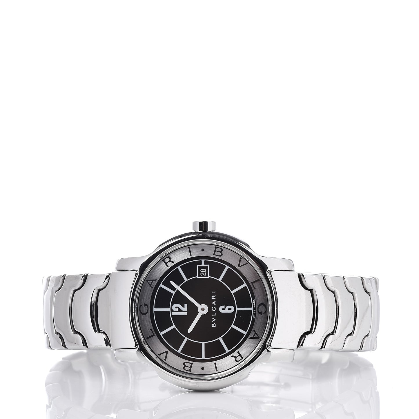 Stainless Steel 29mm Solotempo Quartz Watch Black