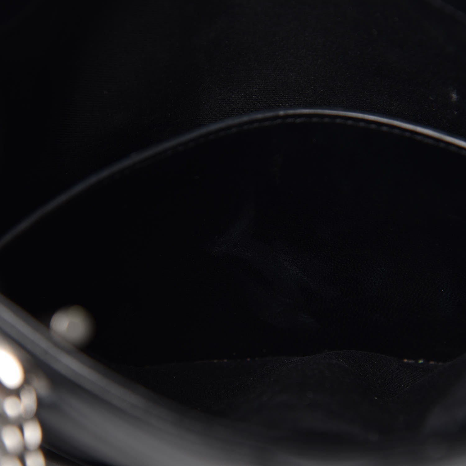 Saint Laurent Calfskin Y Quilted Monogram Small Loulou Shopper Black 11 of 14