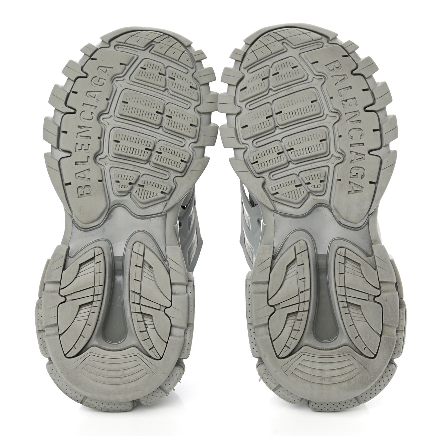 Mesh Rubber Womens Track Sneakers 41 Balenciaga Grey