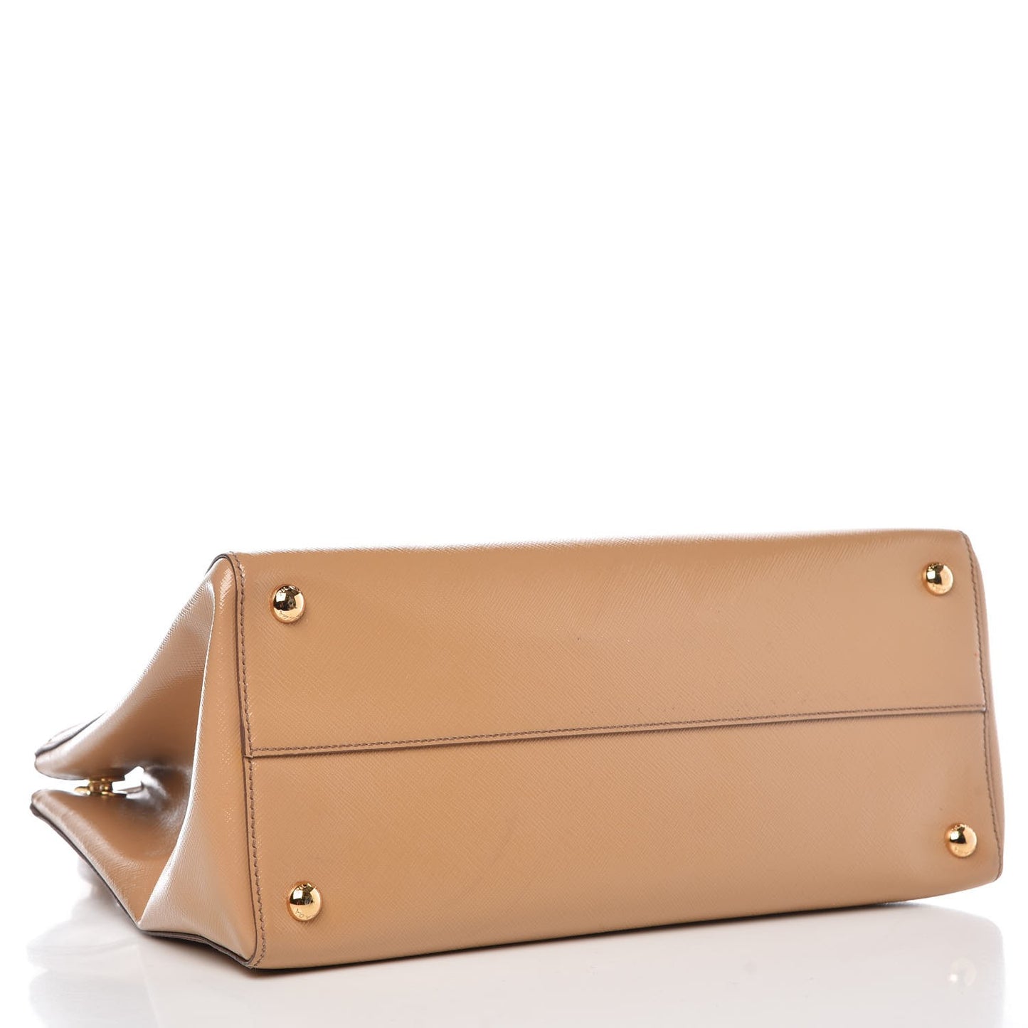Saffiano Vernice Shopping Tote Cammeo