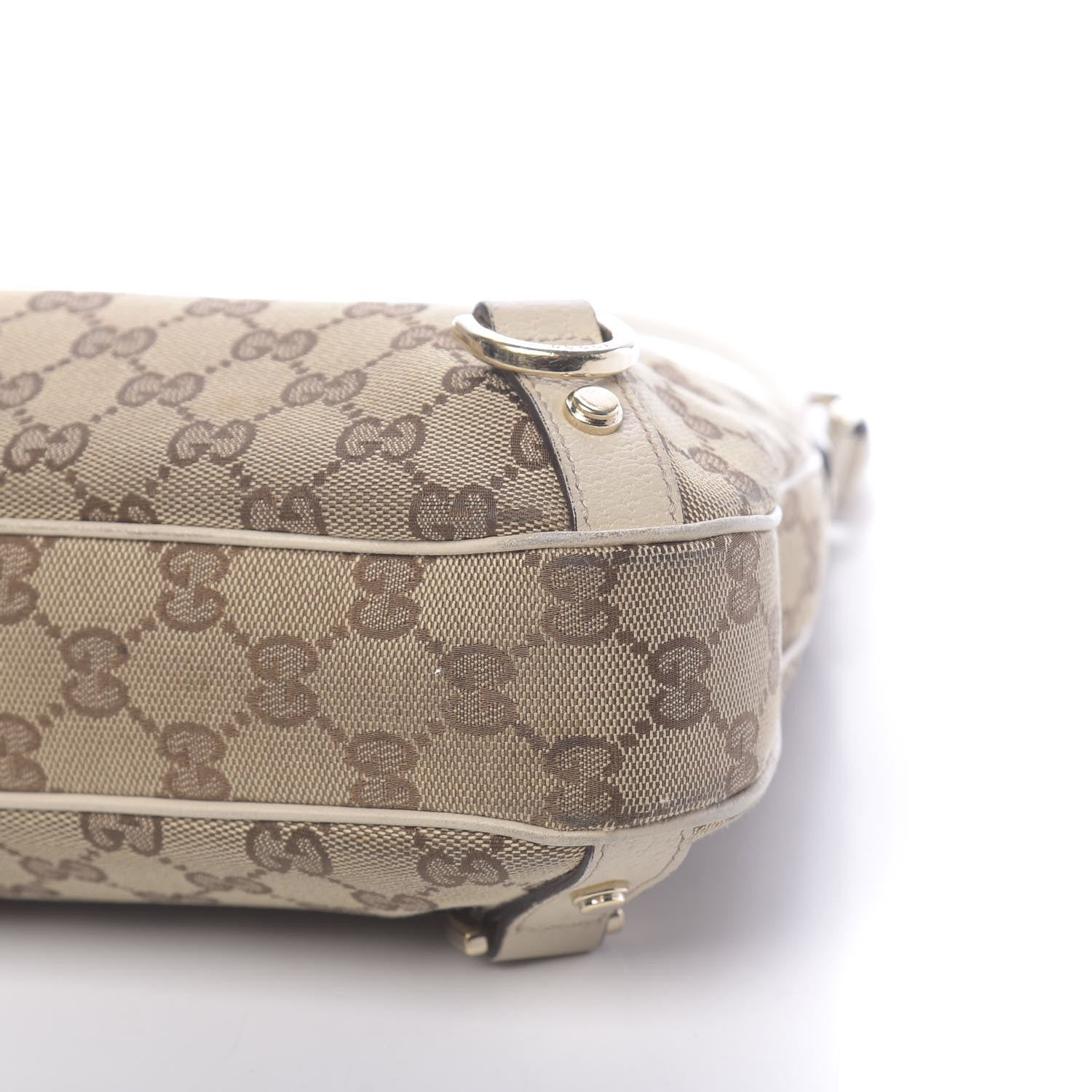 Gucci Monogram Medium Abbey D Ring Hobo Off White 13 of 13