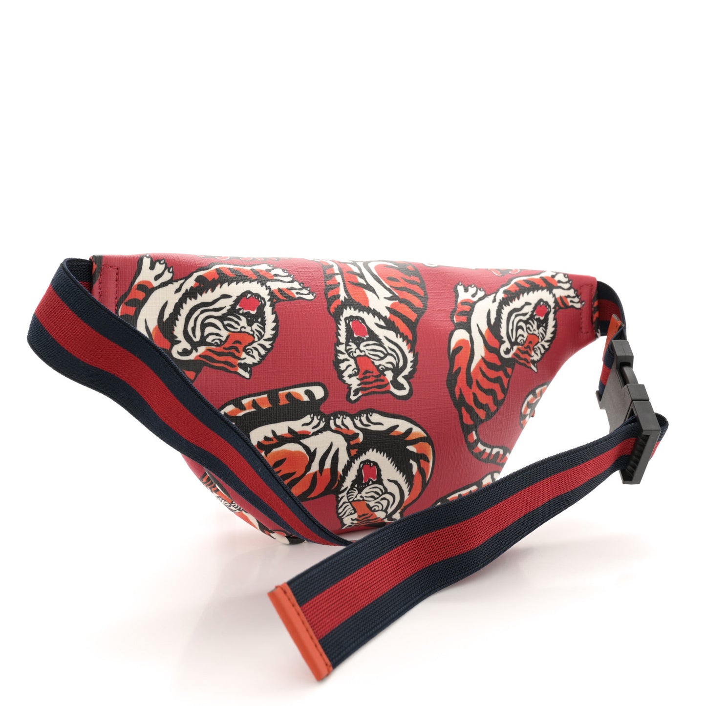 GG Supreme Monogram Angry Cat Print Childrens Belt Bag Multicolor