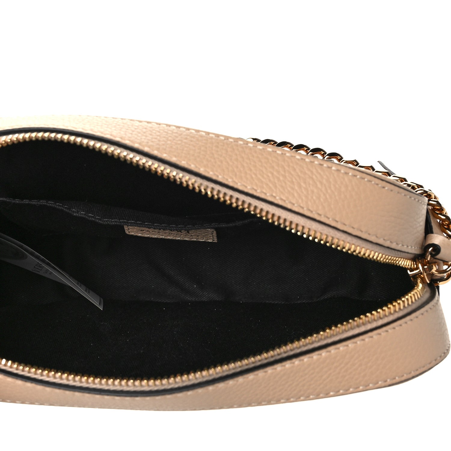 Versace Grainy Calfskin Virtus Small Camera Bag Beige 4 of 7