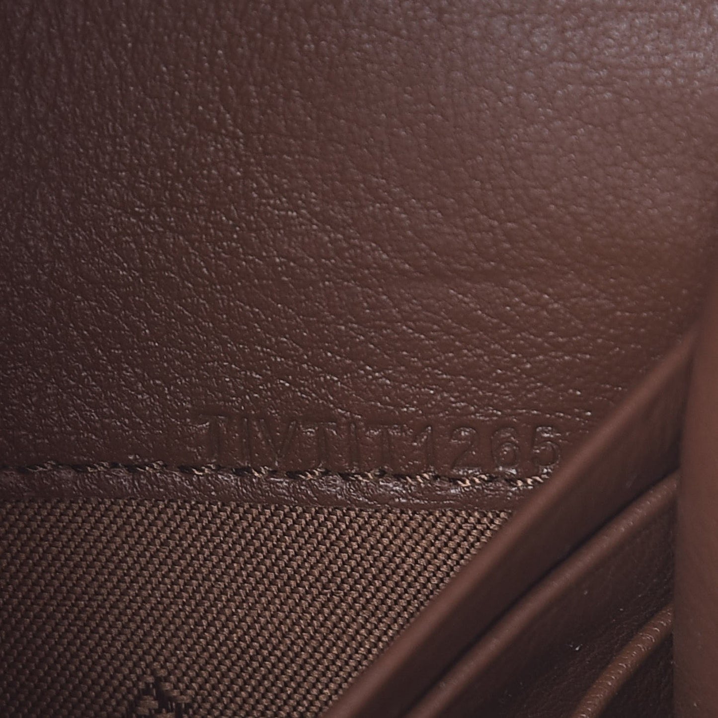 Derby Calfskin House Check Henley Wallet On Chain Tan