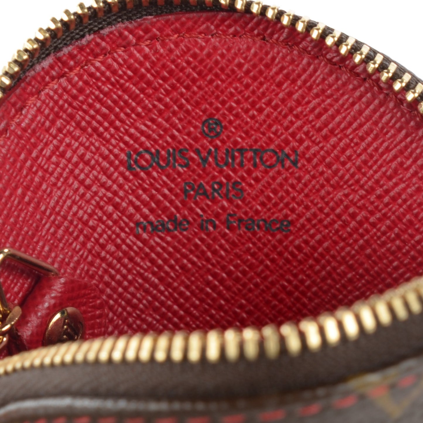 Monogram Cerises Round Coin Purse