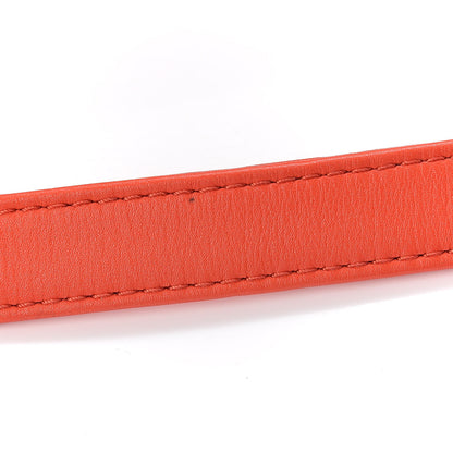 Chanel Calfskin Chevron Quilted Medium Braided Boy Flap Orange 16 of 16