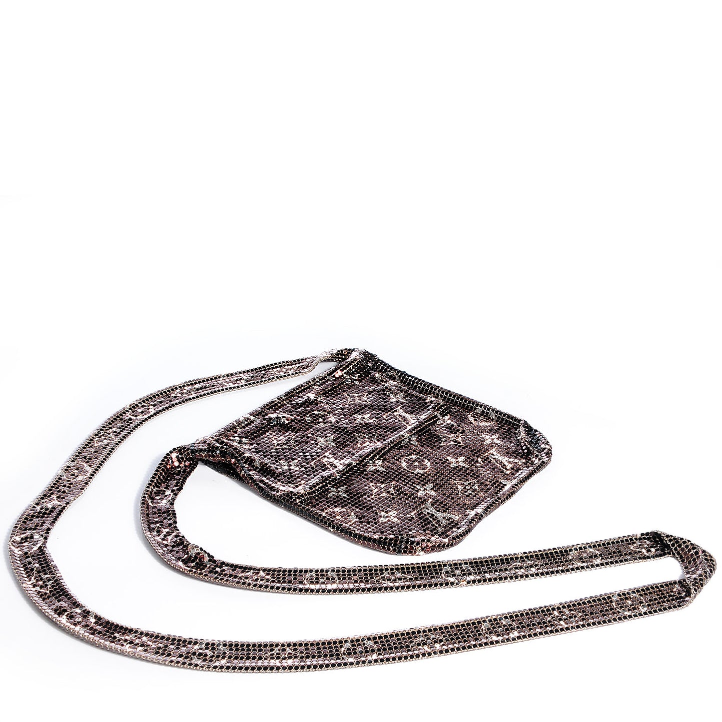 Monogram Mesh Metal Frances Bronze