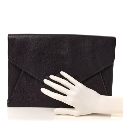Givenchy Sugar Goatskin Medium Antigona Envelope Clutch Burgundy 2 of 6