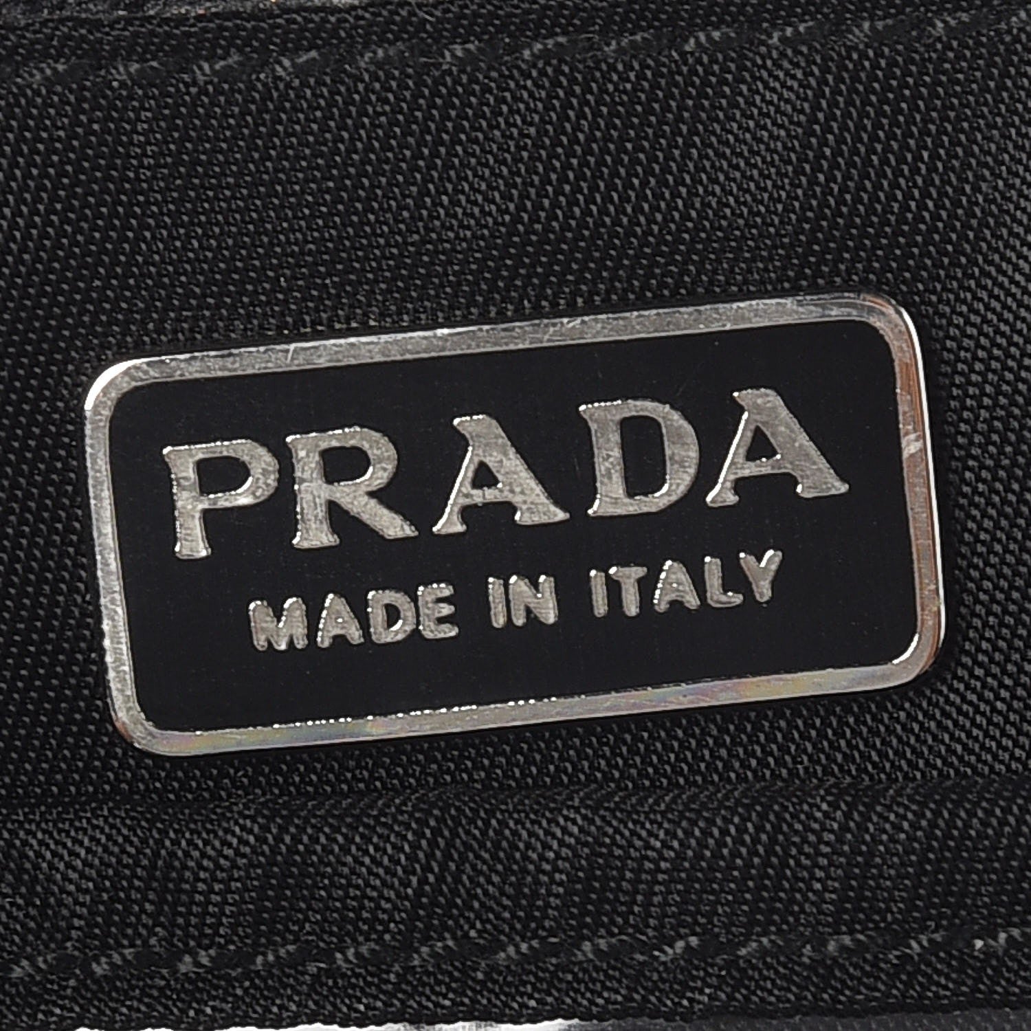 Prada Nylon Vela Cosmetic Pouch Black 6 of 8