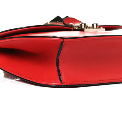 Valentino Garavani Vitello Small Glam Lock Rockstud Flap Red 10 of 15