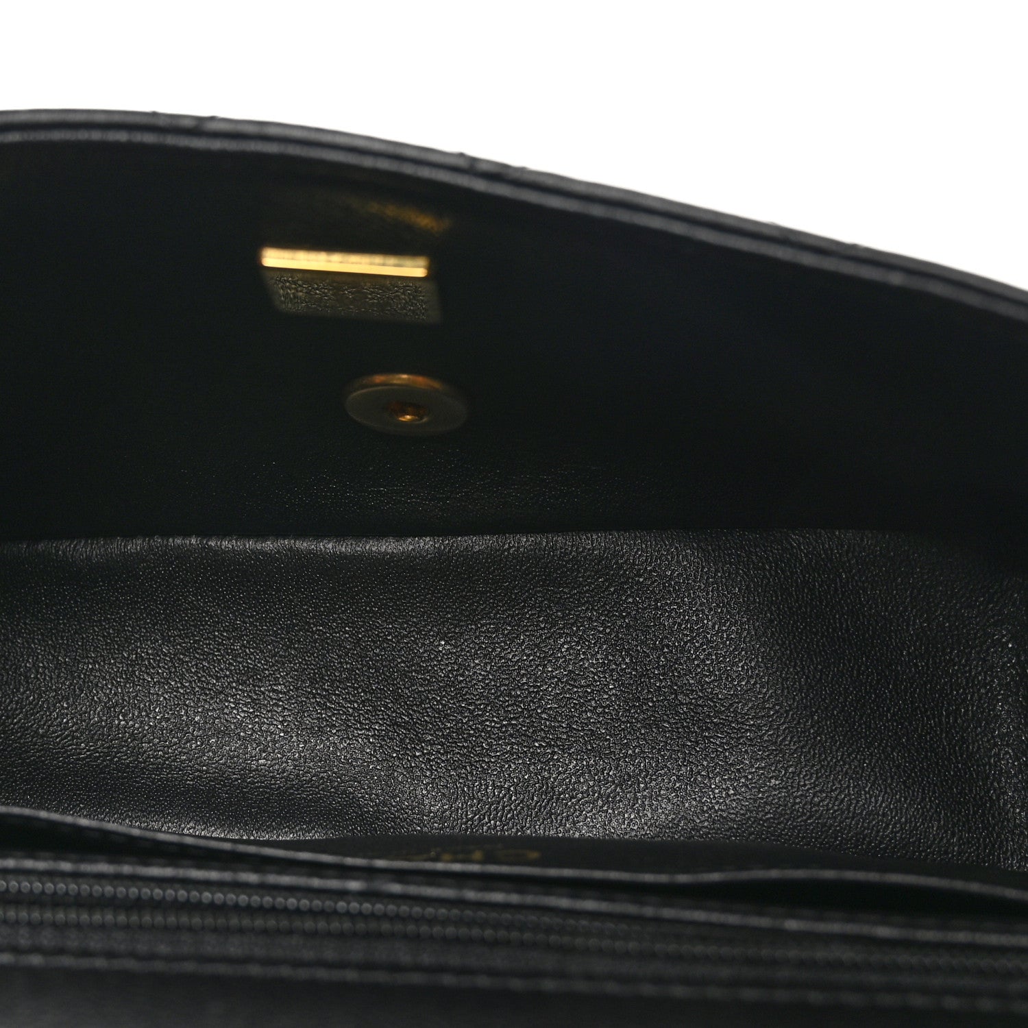 Chanel Lambskin Quilted Mini Top Handle Rectangular Flap Black 5 of 10