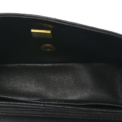 Chanel Lambskin Quilted Mini Top Handle Rectangular Flap Black 5 of 10