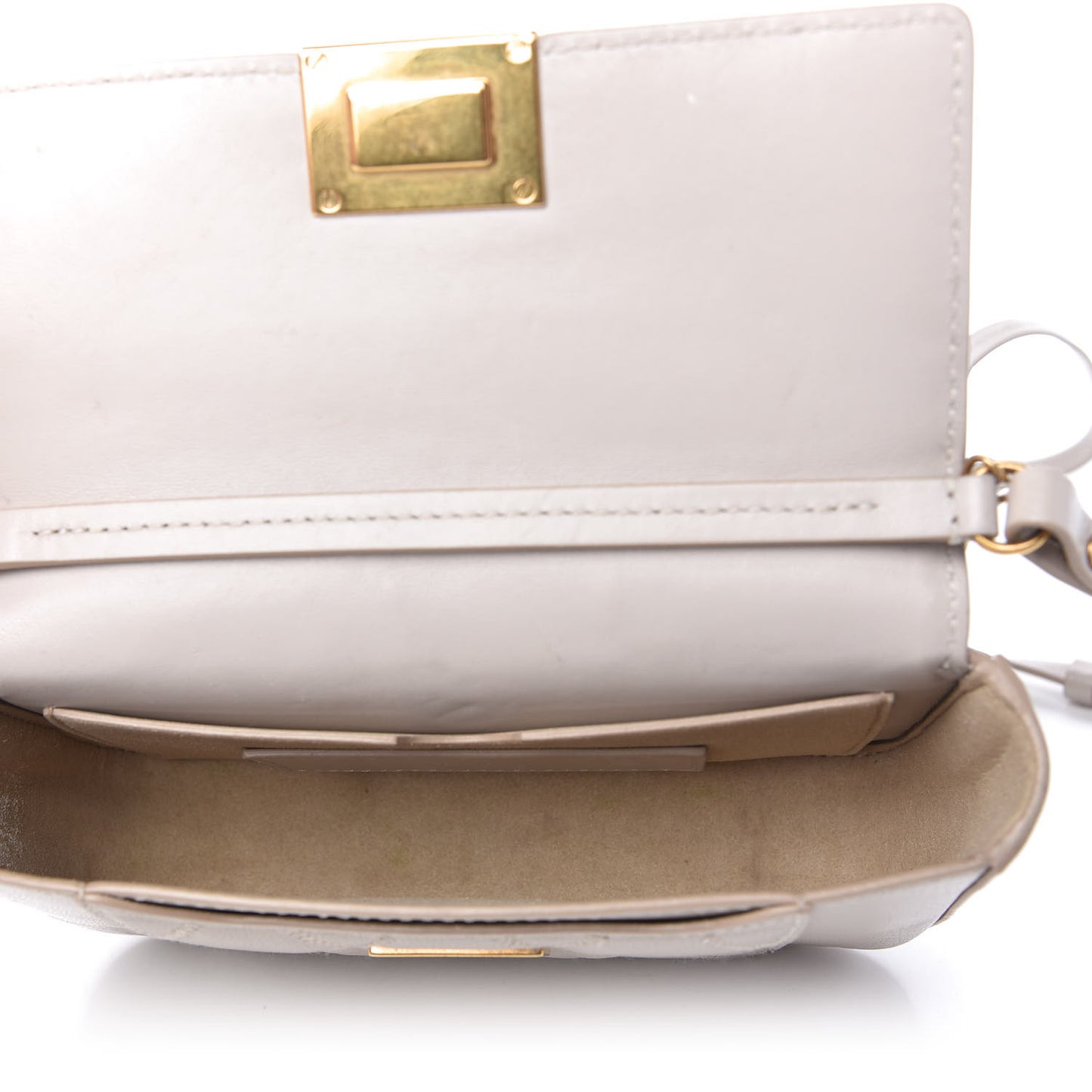 Goatskin Quilted GV3 Mini Pocket Convertible Bag Natural