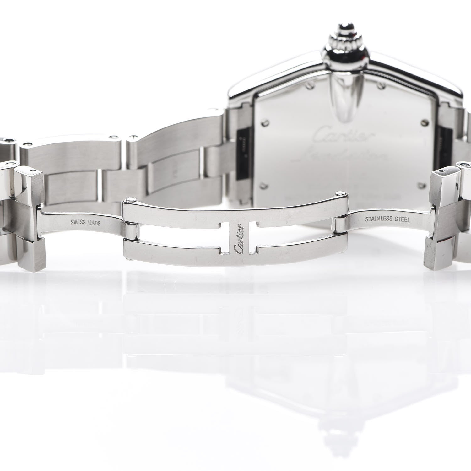 Cartier Stainless Steel 37mm Roadster Automatic Watch 6 of 8
