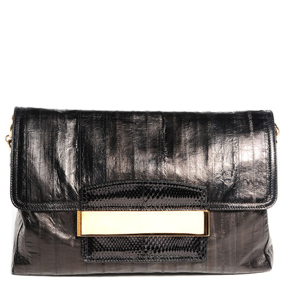 Jimmy Choo Eel Skin Carolina Oversized Clutch 1 of 6