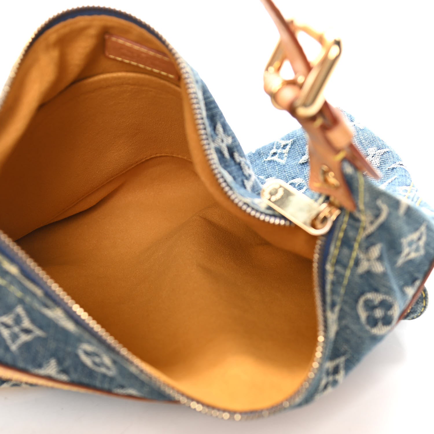 Louis Vuitton Monogram Denim Baggy PM Blue 5 of 8