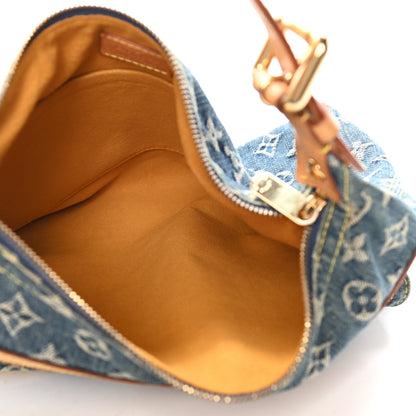 Louis Vuitton Monogram Denim Baggy PM Blue 5 of 8