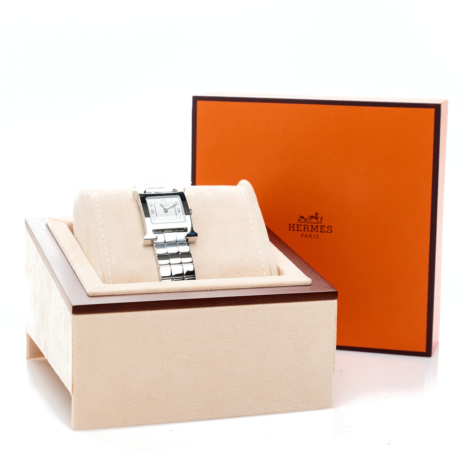 Hermes Stainless Steel 21mm Heure H Hour Quartz Watch 5 of 5