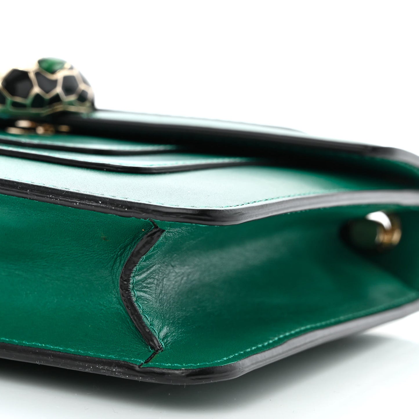 Calfskin Serpenti Forever Crossbody Bag Emerald Green