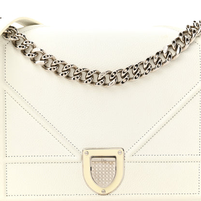 Christian Dior Calfskin Medium Diorama Flap Bag Off White 7 of 17