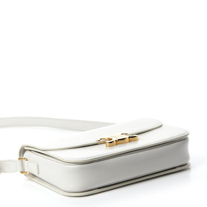 Celine Shiny Calfskin Medium Triomphe White 4 of 12