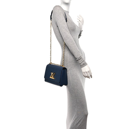 Louis Vuitton Epi Twist Shoulder Bag MM Indigo 2 of 10