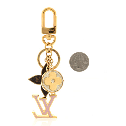 Louis Vuitton LOUIS VUITTON Metal Monogram Epi Spring Street Bag Charm Key Holder Gold 2 of 3