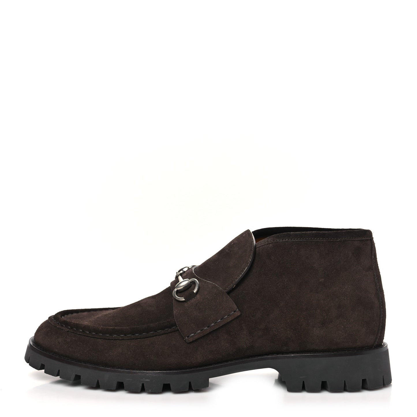 Suede Mens Horsebit Ankle Boots 12 Night Cocoa