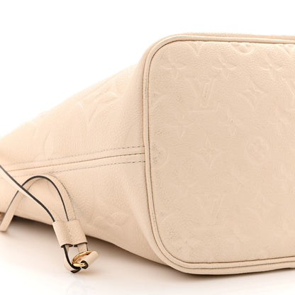 Louis Vuitton Empreinte Monogram Giant Neverfull MM Cream 10 of 12