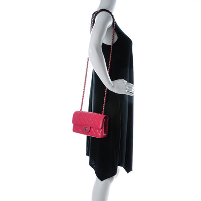 Chanel Caviar Quilted Mini Rectangular Flap Dark Pink 2 of 8