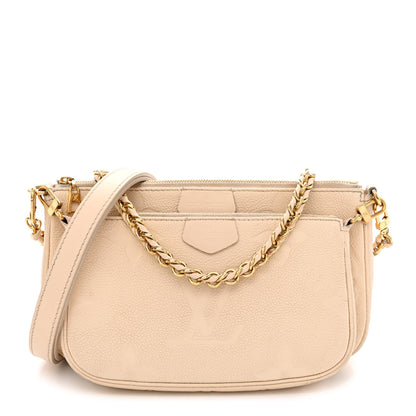 Louis Vuitton Empreinte Monogram Giant Multi Pochette Accessories Cream 1 of 11