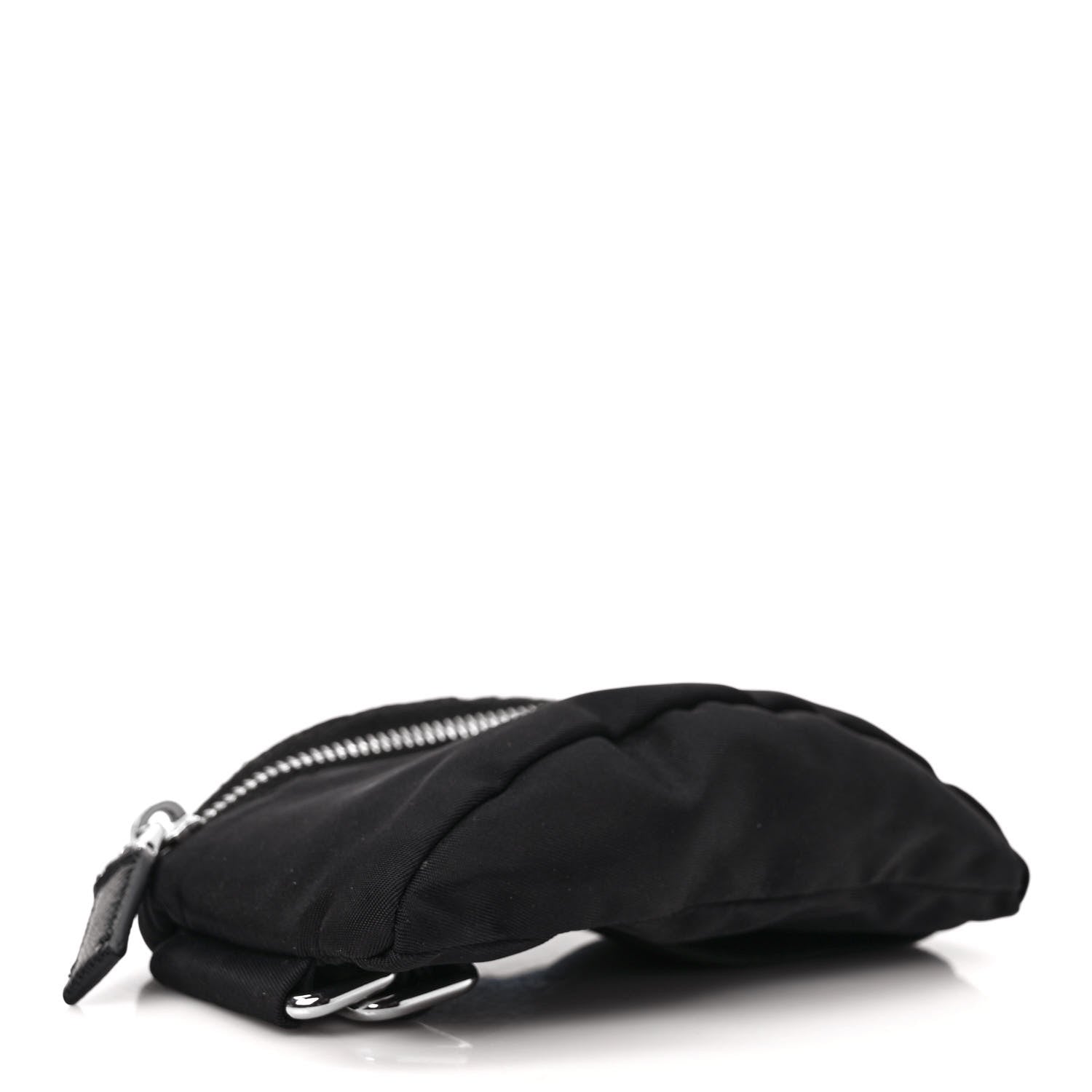Prada Tessuto Nylon Wrist Pouch Black 4 of 6