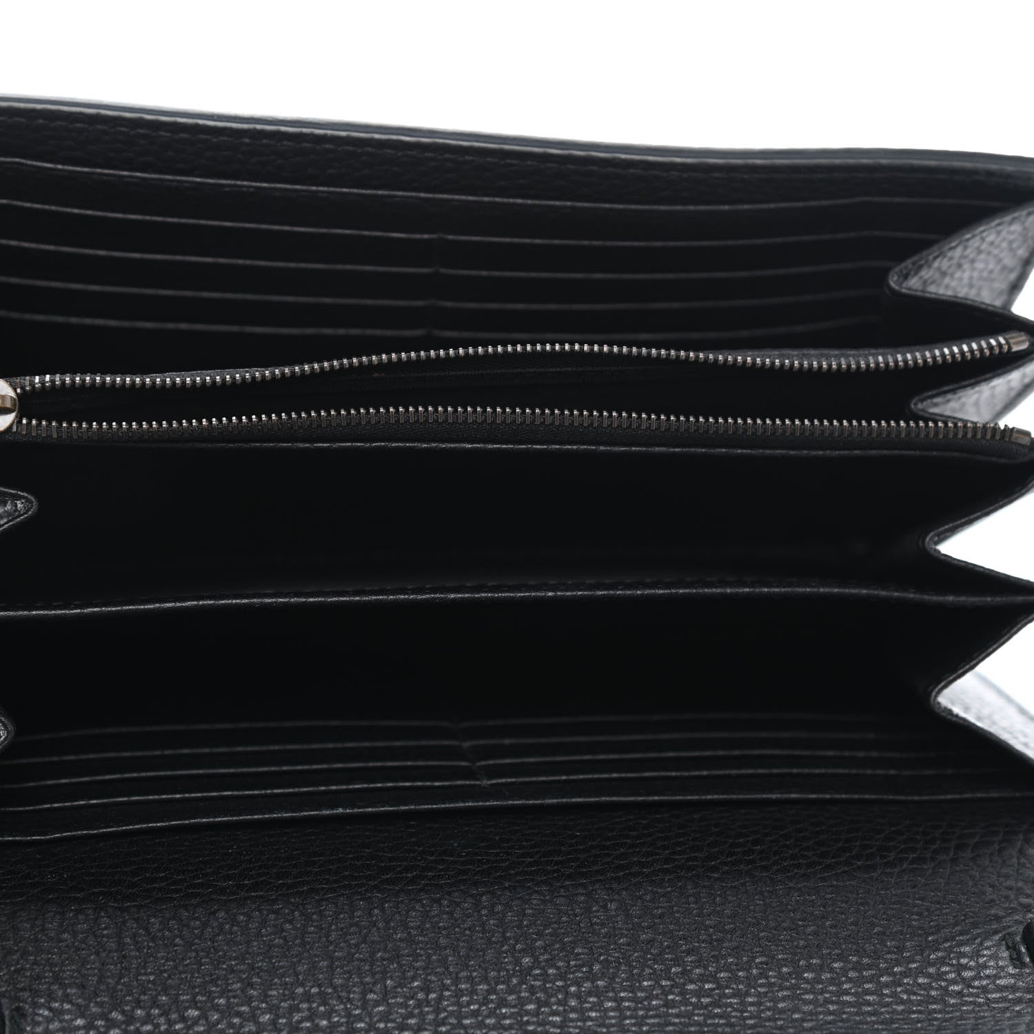 Gucci Calfskin GG Marmont Chain Wallet Black 4 of 4