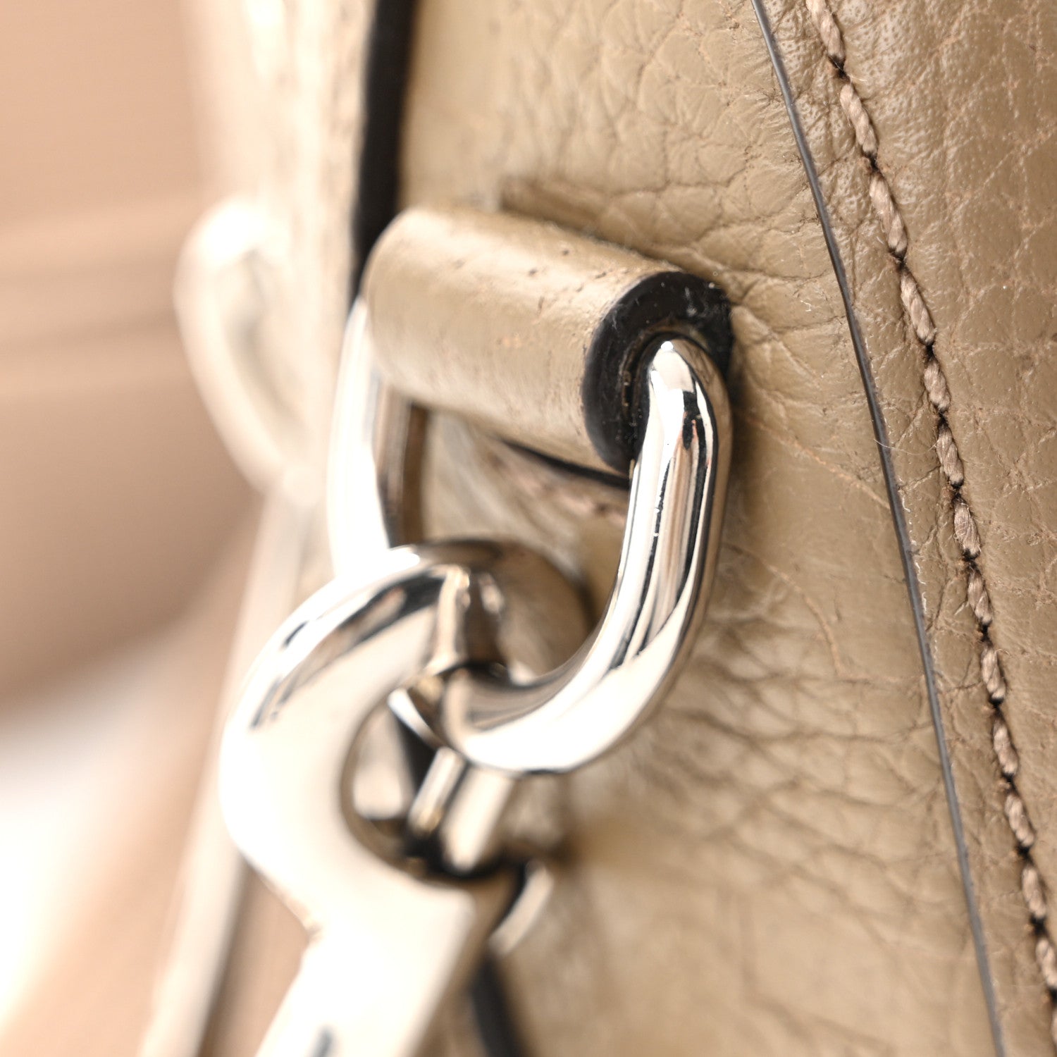 Gucci Piuma Calfskin Jumbo GG Embossed Mini Duffle Bag Good Taupe 12 of 13