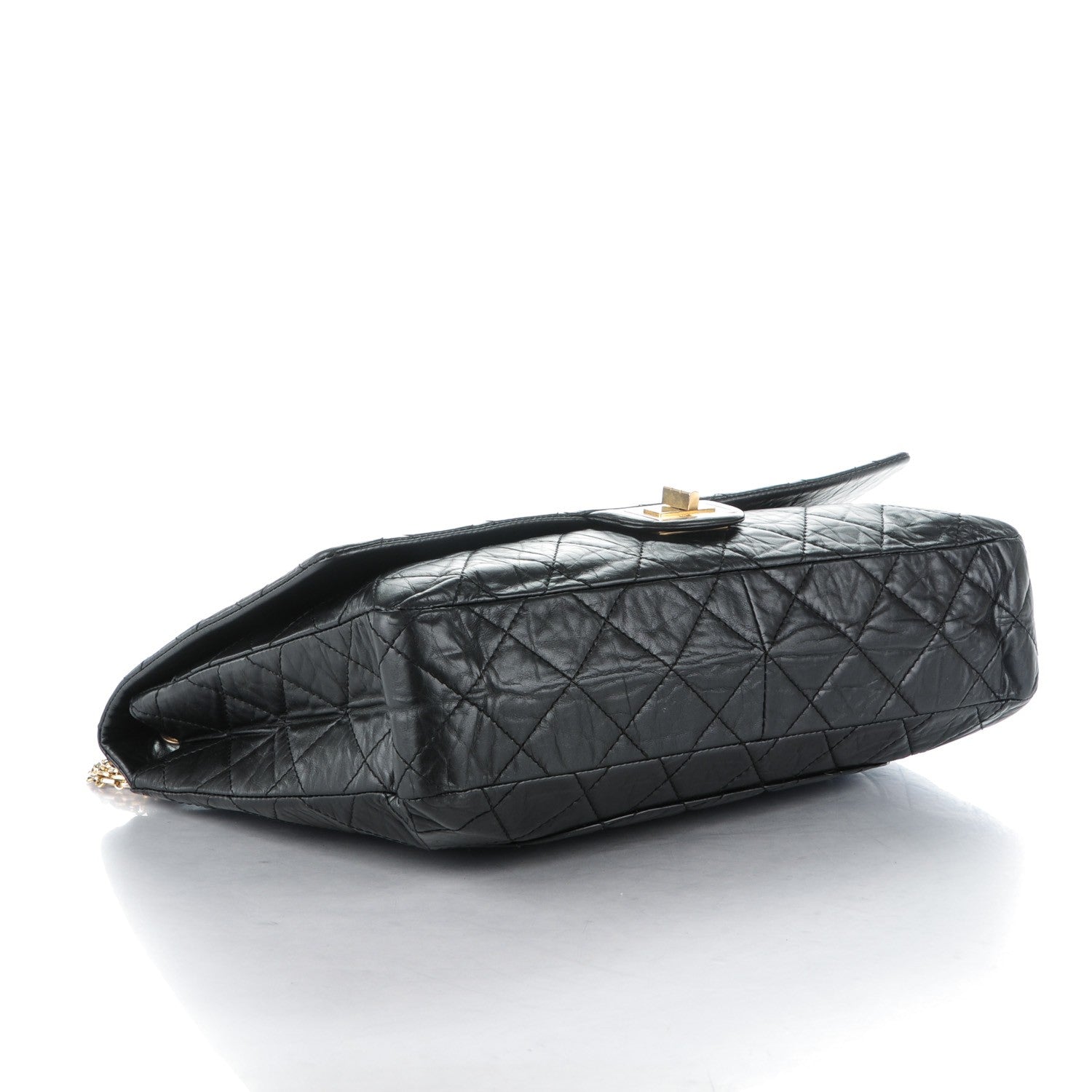 Chanel Aged Calfskin Quilted 2.55 Reissue 228 Flap Black 4 of 8