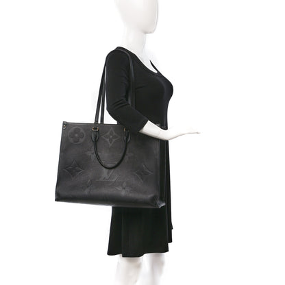Louis Vuitton Empreinte Monogram Giant Onthego GM Black 2 of 14